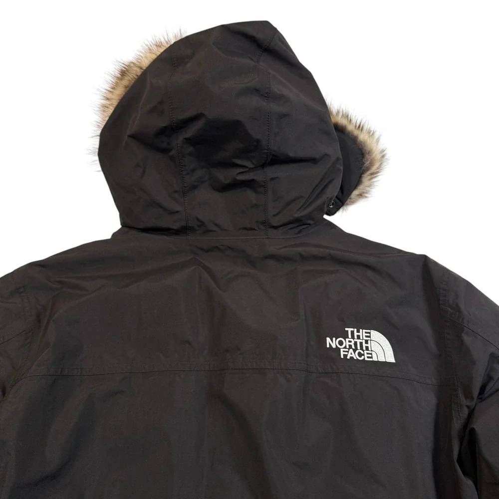 The North Face McMurdo Bomber Jacket Black Mens XXL NF0A5GD9 Faux Fur Hood